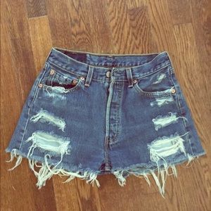 Levi’s 501 High Waisted Shorts